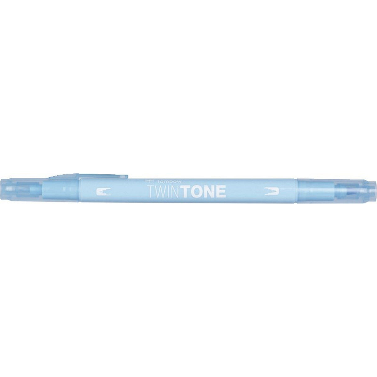 Tombow • Twintone-Pinselstift mit zwei Spitzen, himmelblau