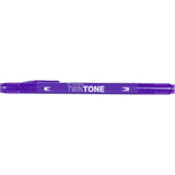 Tombow • Zweifarbiger Pinselstift mit zwei Spitzen, Traube