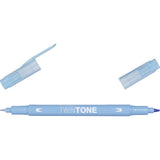 Tombow • twintone dual-tip brushpen saxe blue