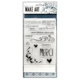 Ranger ink ranger • make art stamp, die stencil set merci more