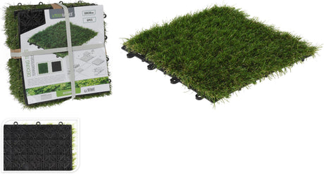 Pro Garten Terrassenfliesen Gras 6er Set Terrassenfliesen Gras 6er Set 30x30cm