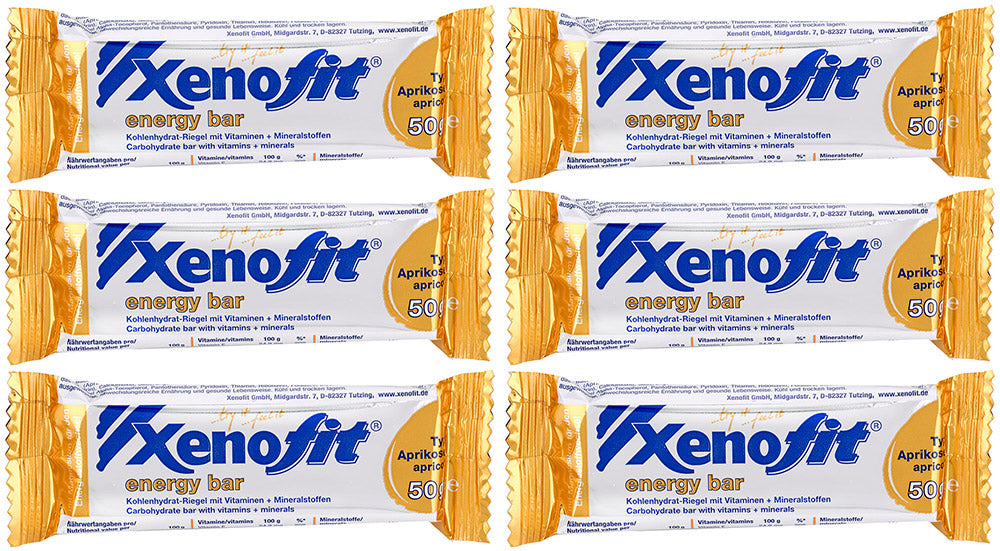 Xenofit Energieriegel Aprikose 6x50g