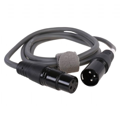 Benel XLR Kabel 3-Pins XLR Male naar Female 1,5m