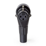 Nedis XLR-Anschluss | abgewinkelt | weiblich | Löten | 5,0 mm | 1 Stück – cotp15903bk cotp15903bk