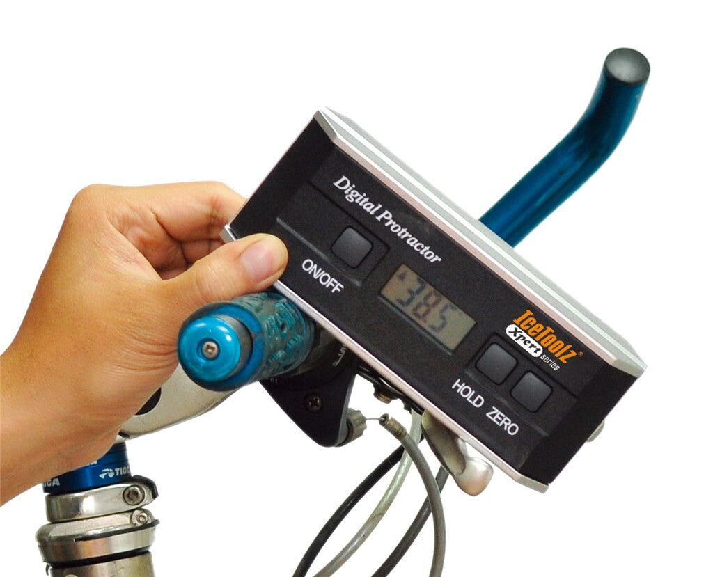 Icetoolz xpert Winkelmesser digital für Sattel- und Lenkerelemente, E371