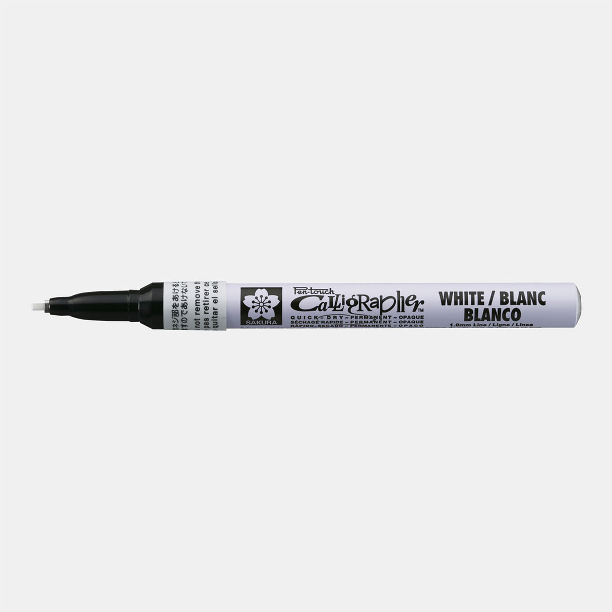 Sakura • pen-touch Kalligrafiestift fein weiß