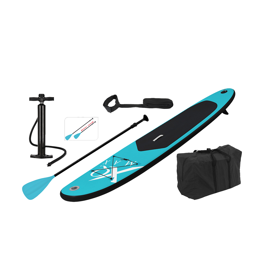 XQ Max Stand Up Paddleboard aufblasbar 285 cm blau und schwarz
