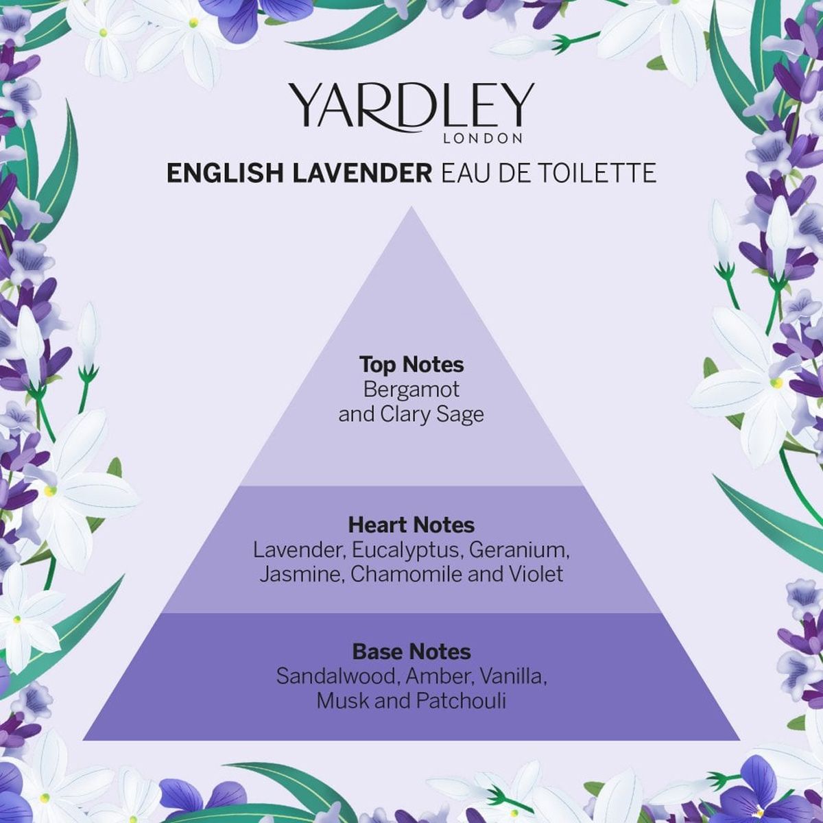 Yardley London englisches Lavendel Eau de Toilette 125ml