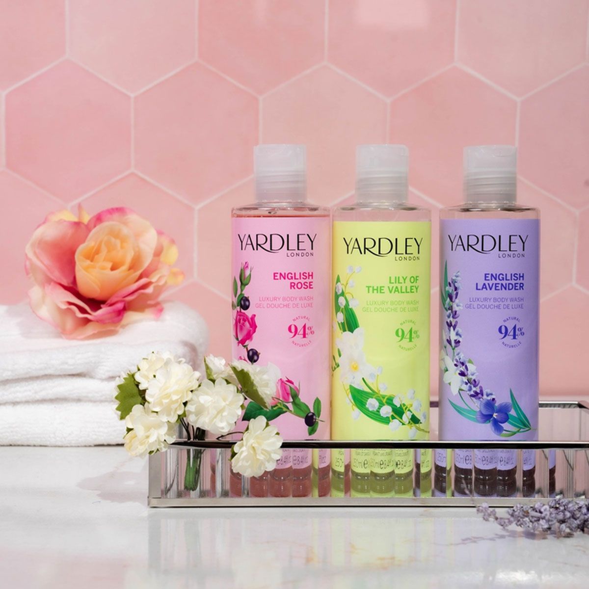 Yardley London englisches Lavendel-Körperwaschmittel, 250 ml