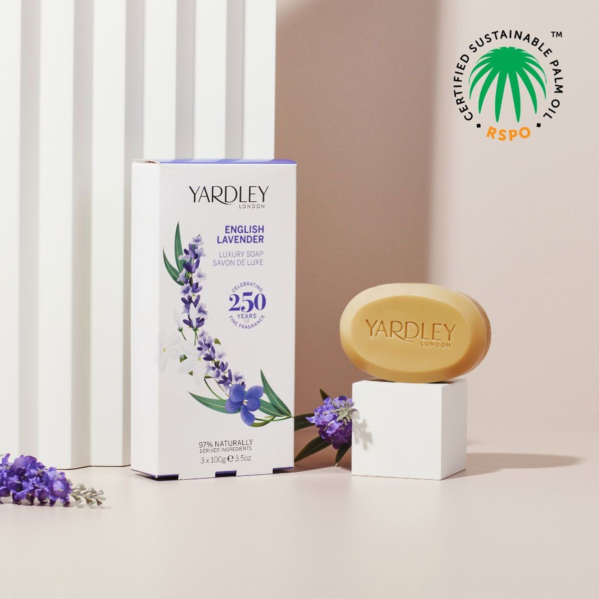 Yardley London Englische Lavendelseife 3x100gr.