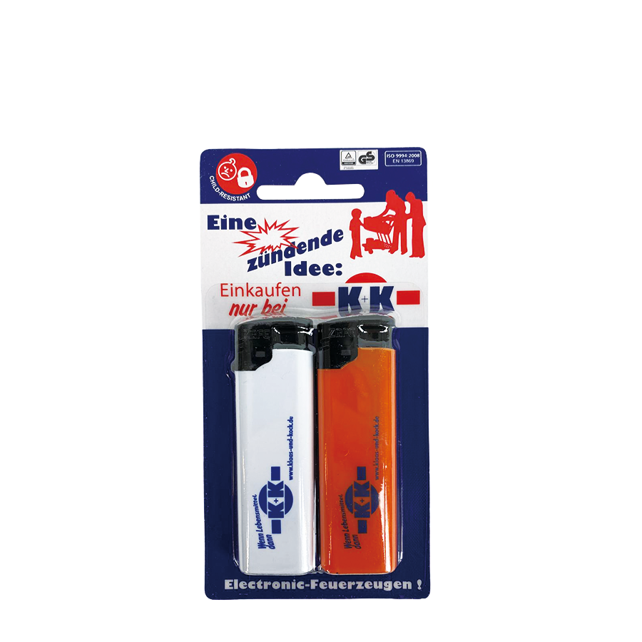 Zafe aansteker elektrisch k+k 2 stuks