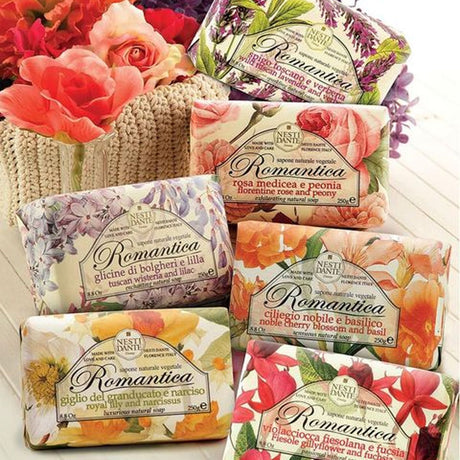Nesti Dante Romantica wilde toskanische Lavendel-Eisenkraut-Seife 250gr.