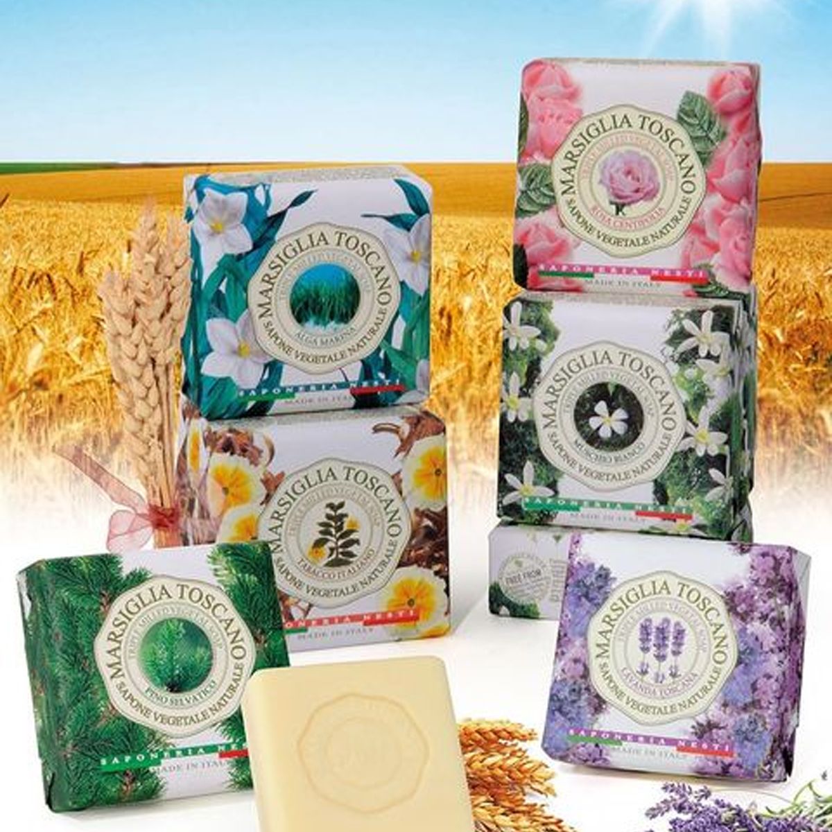 Nesti Dante Marsiglia toscano muschio bianco Seife 200gr.