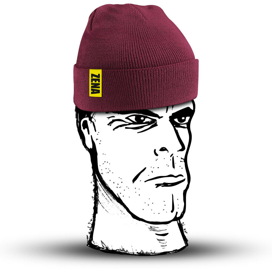 Zena beanie burgundy