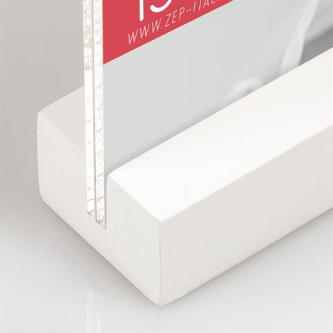 ZEP -Fotorahmen EQ68WH DRESDA Weiß vertikal 15x20 cm