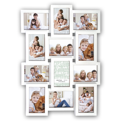 Frame photo zep pi01917 blanc pour 12 photos