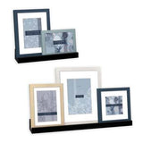 ZEP Photo Frame Set EG958 Maratea 5 piezas con 2 estantes de pared