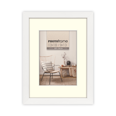 Frame di foto ZEP V4534W Malmo White 20x30 30x40 cm