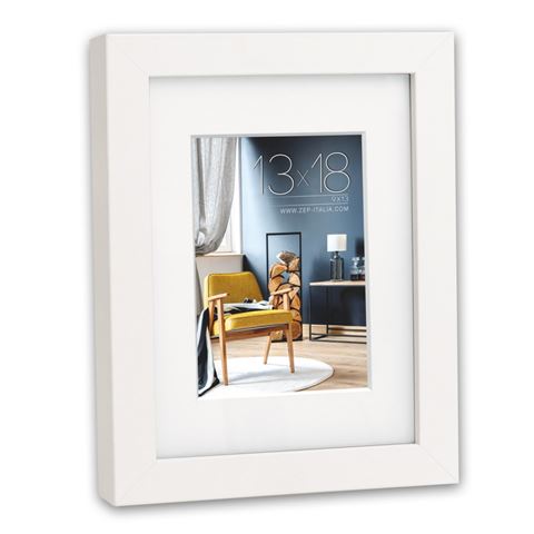 ZEP Photo Frame V5920W Niki White 15x15 20x20 cm