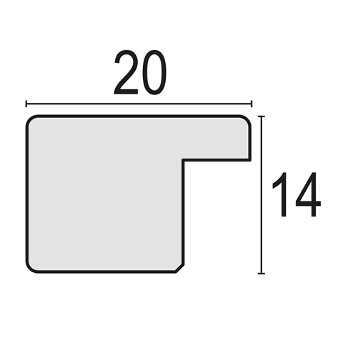 ZEP M5739 Wood Frame 30x40 cm