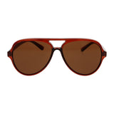 Spectrum Sonnenbrille Vintage Pilot Braun Damen