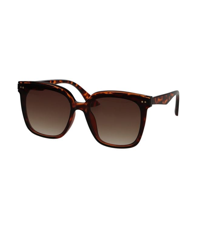 Spectrum-Sonnenbrille in Schildpatt-Optik mit Farbverlauf in Braun für Damen