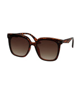 Spectrum-Sonnenbrille in Schildpatt-Optik mit Farbverlauf in Braun für Damen