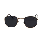Spectrum Sonnenbrille Metall Gold Sechseck Damen
