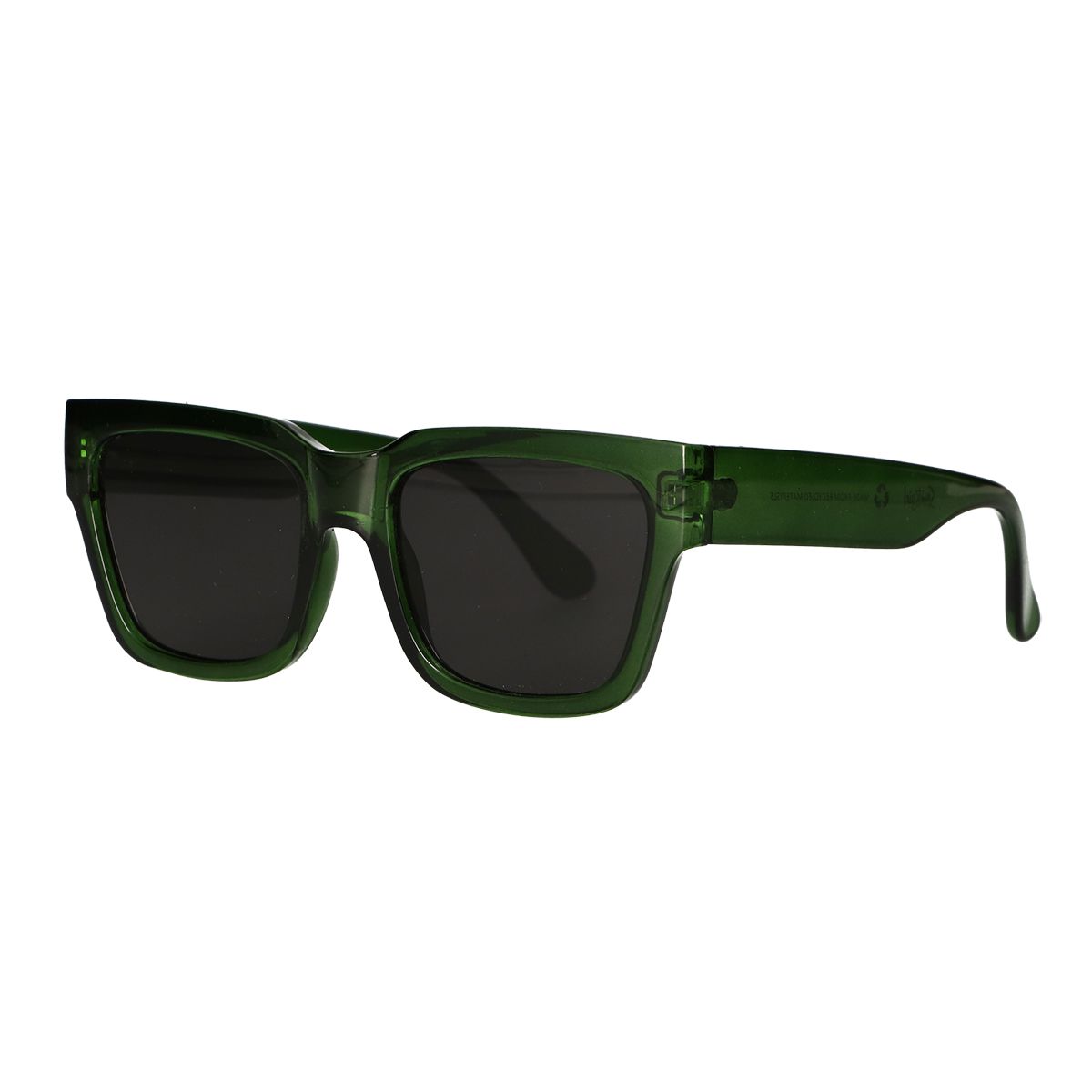 Spectrum Sonnenbrille, Statement-Sonnenbrille, quadratisch, grünes Rauchglas für Damen