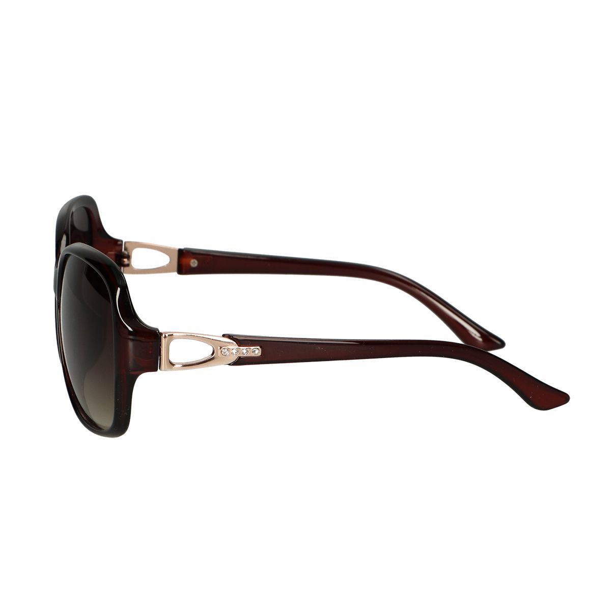 Spectrum Sonnenbrille dunkelbraun rund Damen