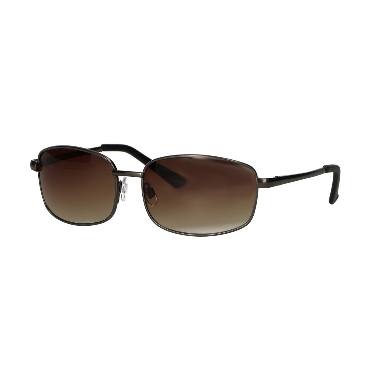 Spectrum Sonnenbrille aus Metall und braunem Glas für Herren