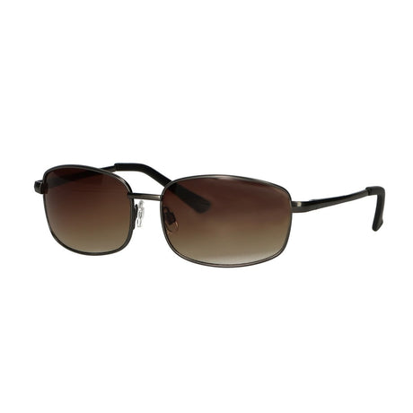 Spectrum Sonnenbrille aus Metall und braunem Glas für Herren