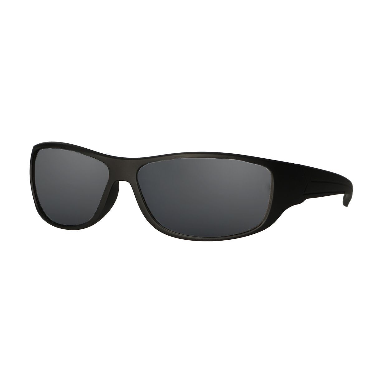 Spectrum Sonnenbrille aus mattschwarzem, dunklem Glas