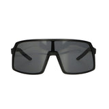 Spectrum zonnebril mat zwart smoke glas heren
