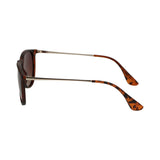 Spectrum polarisierte Sonnenbrille rund schildpatt goldbraun Damen