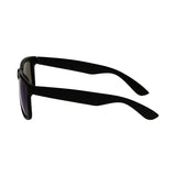 Spectrum polarisierte Sonnenbrille quadratisch mattschwarz blau Herren