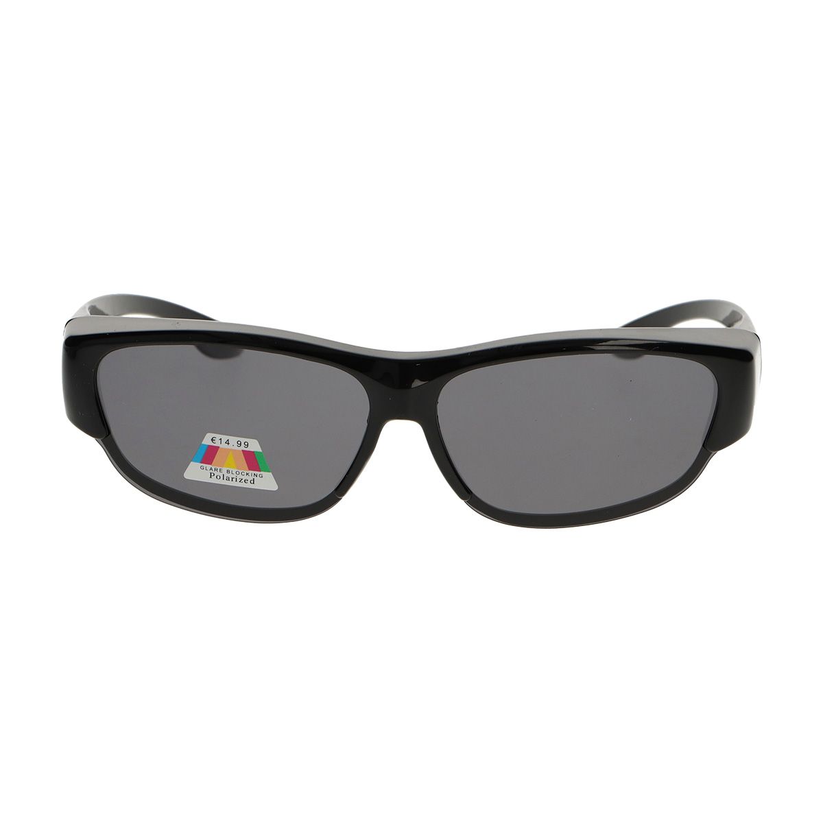 Spectrum polarisierte Überzieh-Sonnenbrille in Schwarz
