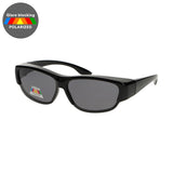 Spectrum polarisierte Überzieh-Sonnenbrille in Schwarz
