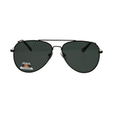 Spectrum polarisierte Sonnenbrille Pilot schwarz grün Herren