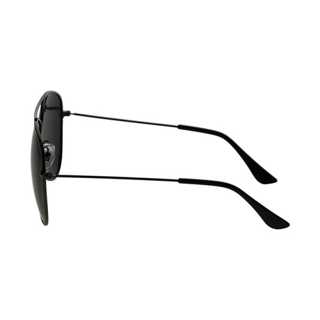 Spectrum polarisierte Sonnenbrille Pilot schwarz grau Herren