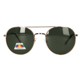 Spectrum polarisierte Sonnenbrille Pilot grünes Glas Unisex