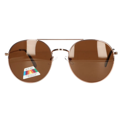 Spectrum polarisierte Sonnenbrille Pilot Braunglas Unisex