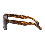 Spectrum polarized zonnebril vierkant tortoise blauw unisex