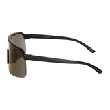 Spectrum Sonnenbrille groß Sport schwarz beschichtet Herren