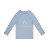 Reine Töne | Hellblaues UV-Badeshirt mit langen Ärmeln