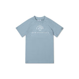 Reine Töne | Grünes UV-Badeshirt mit kurzen Ärmeln