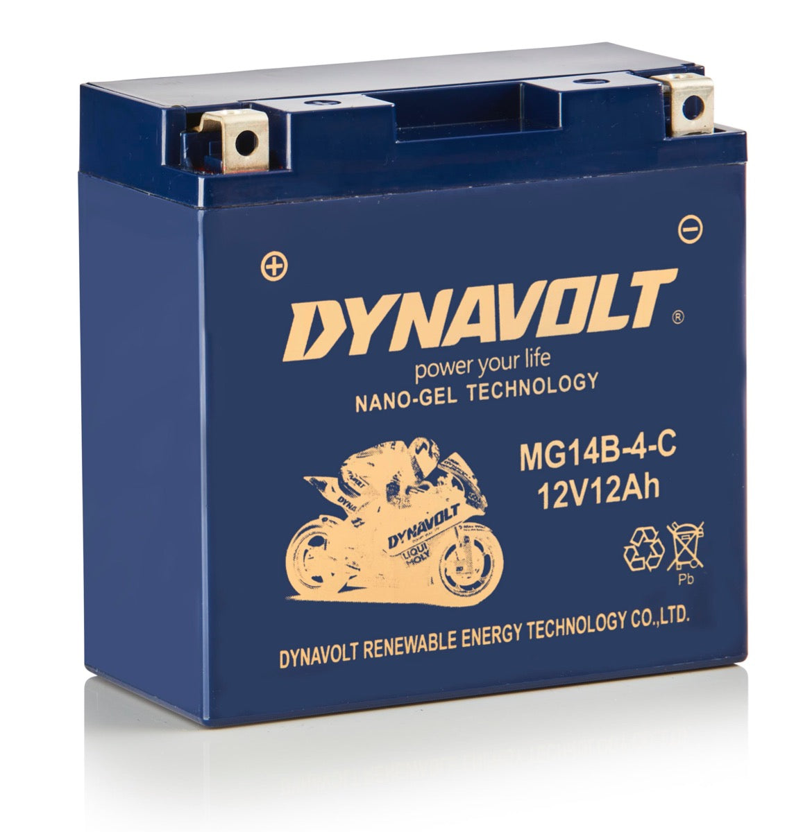 Dynavolt-batteri MG14B-4-C (YT14-B4)