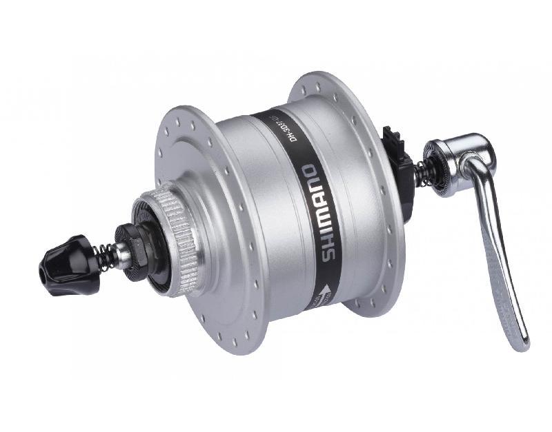 Shimano Naafdynamo 32G Failure Disc 6V 3 Watt DH-3D37-qr sølv