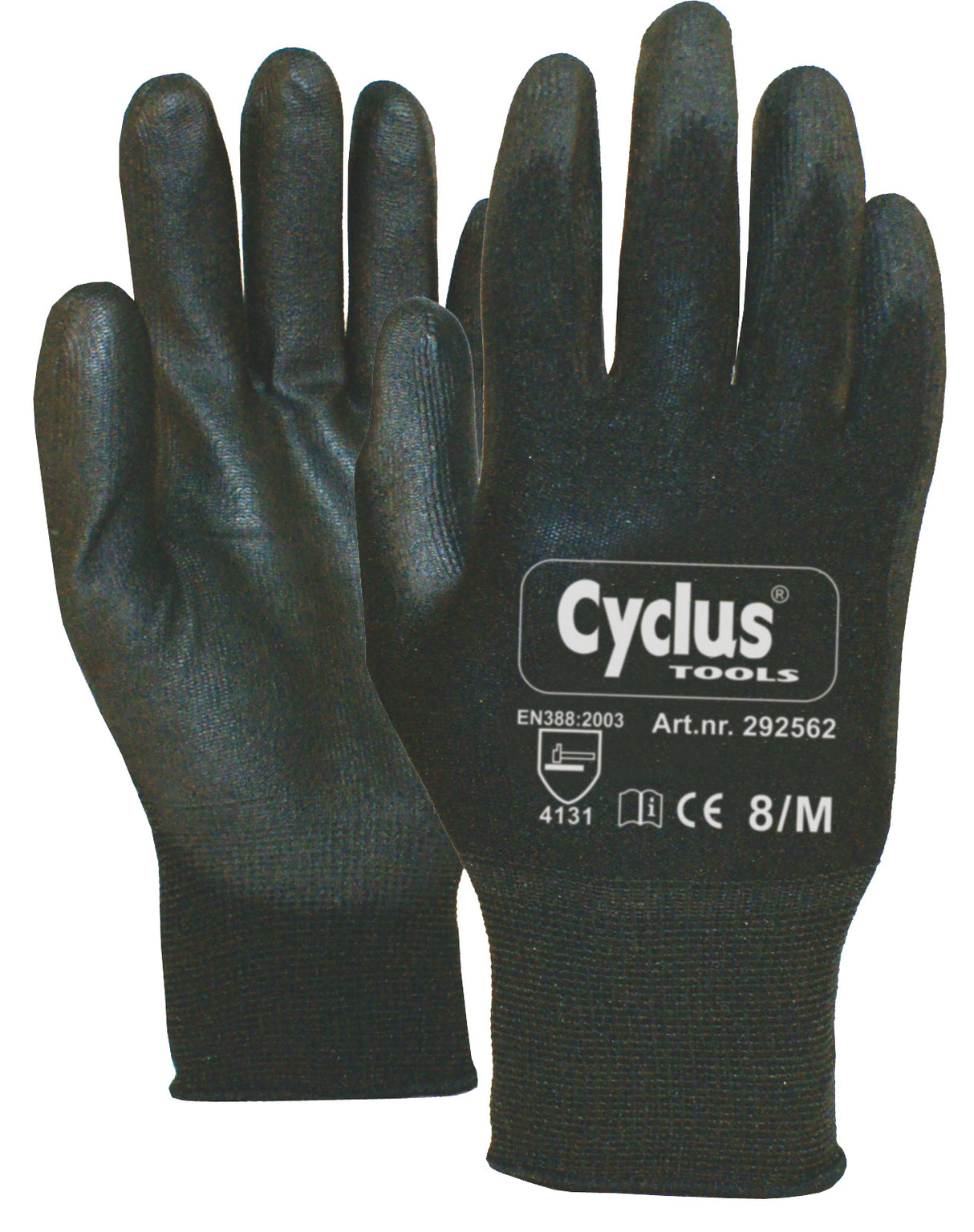 Cycplus Cycle 7292562 Gants d'assemblage de taille moyenne 8 bord jaune