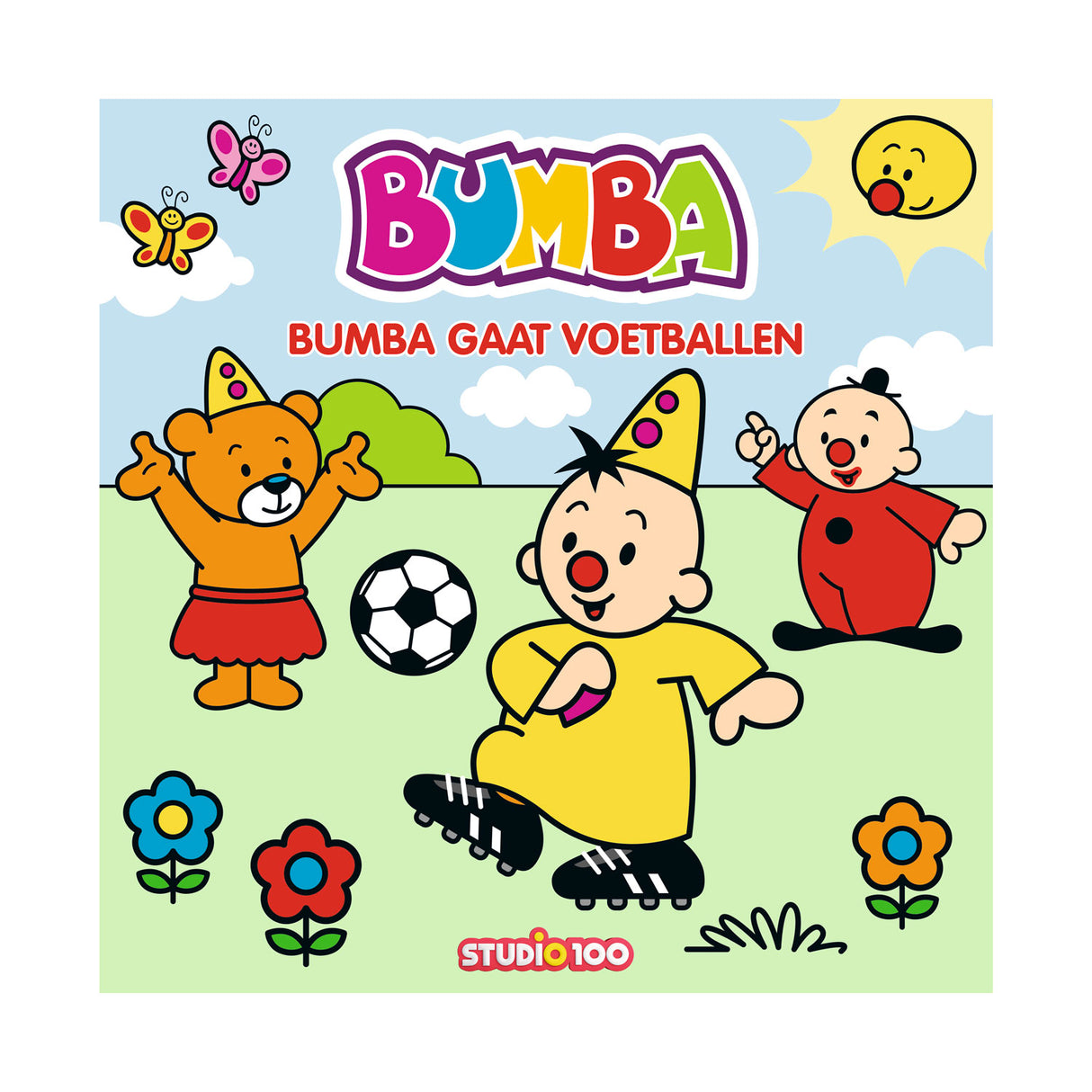 Bumba Kartonboek - Bumba spiller fodbold